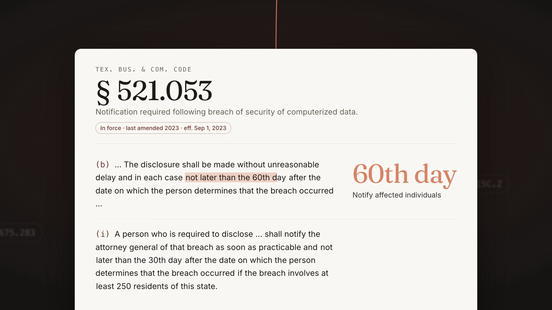 Vaquill AI Primary Law. screenshot