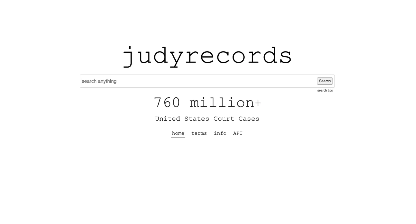 judyrecords product screenshot