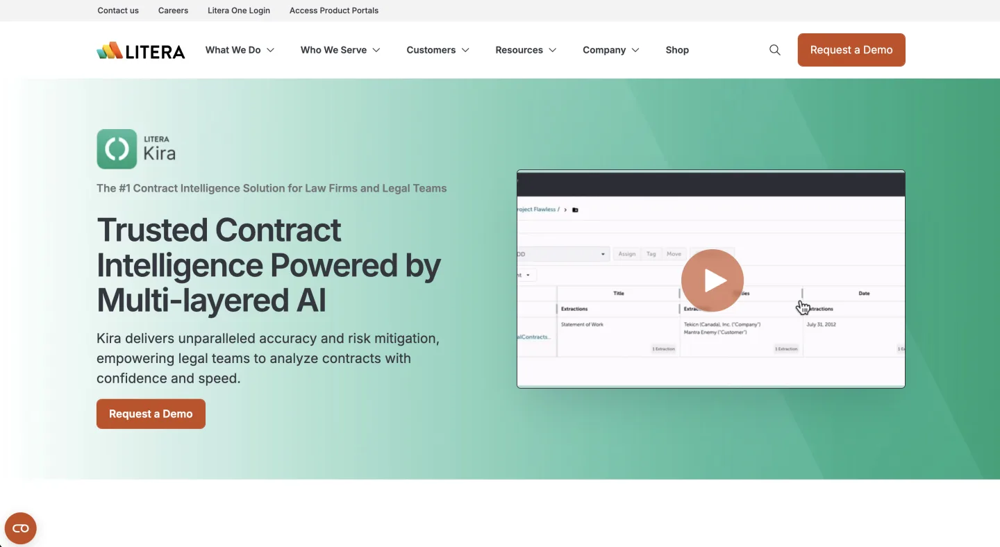 Kira homepage