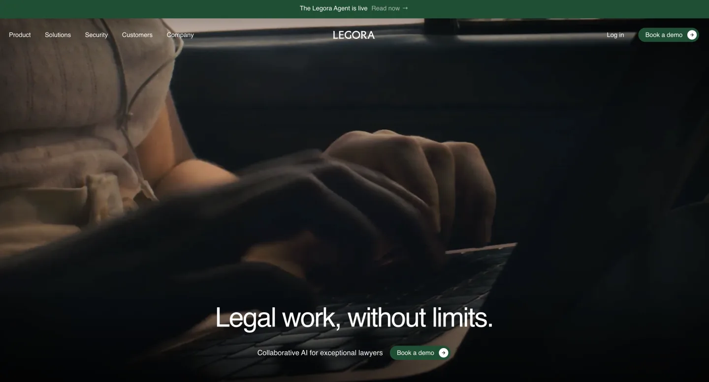 Legora legal AI workspace