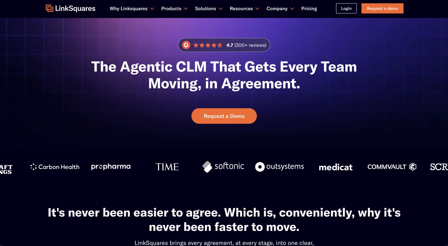 LinkSquares contract review and repository