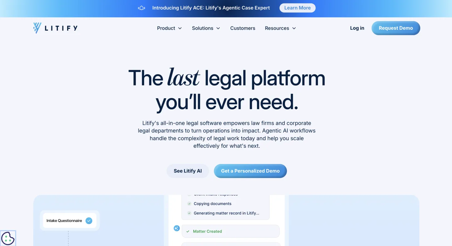 Litify product screenshot
