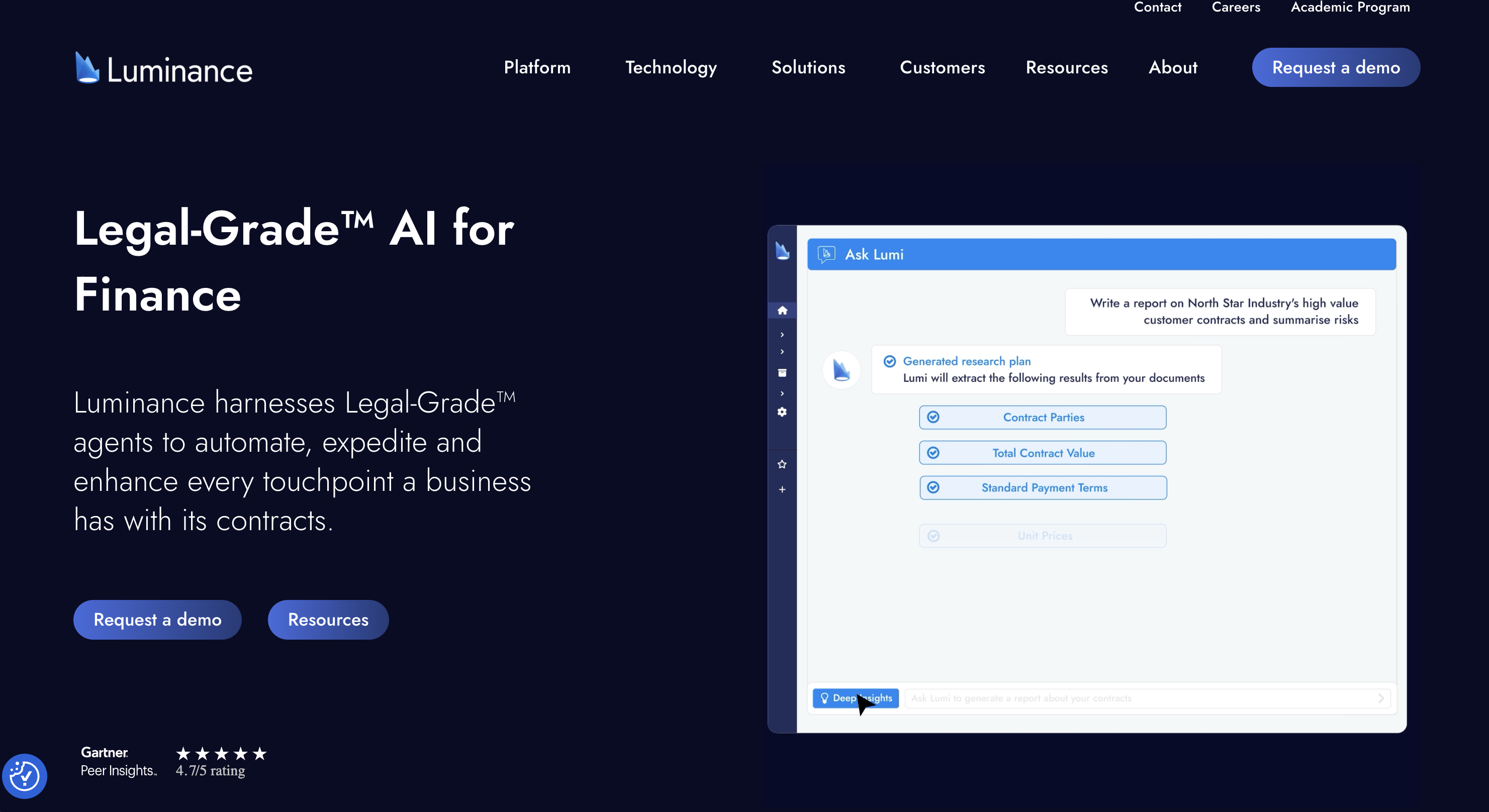 Luminance legal AI