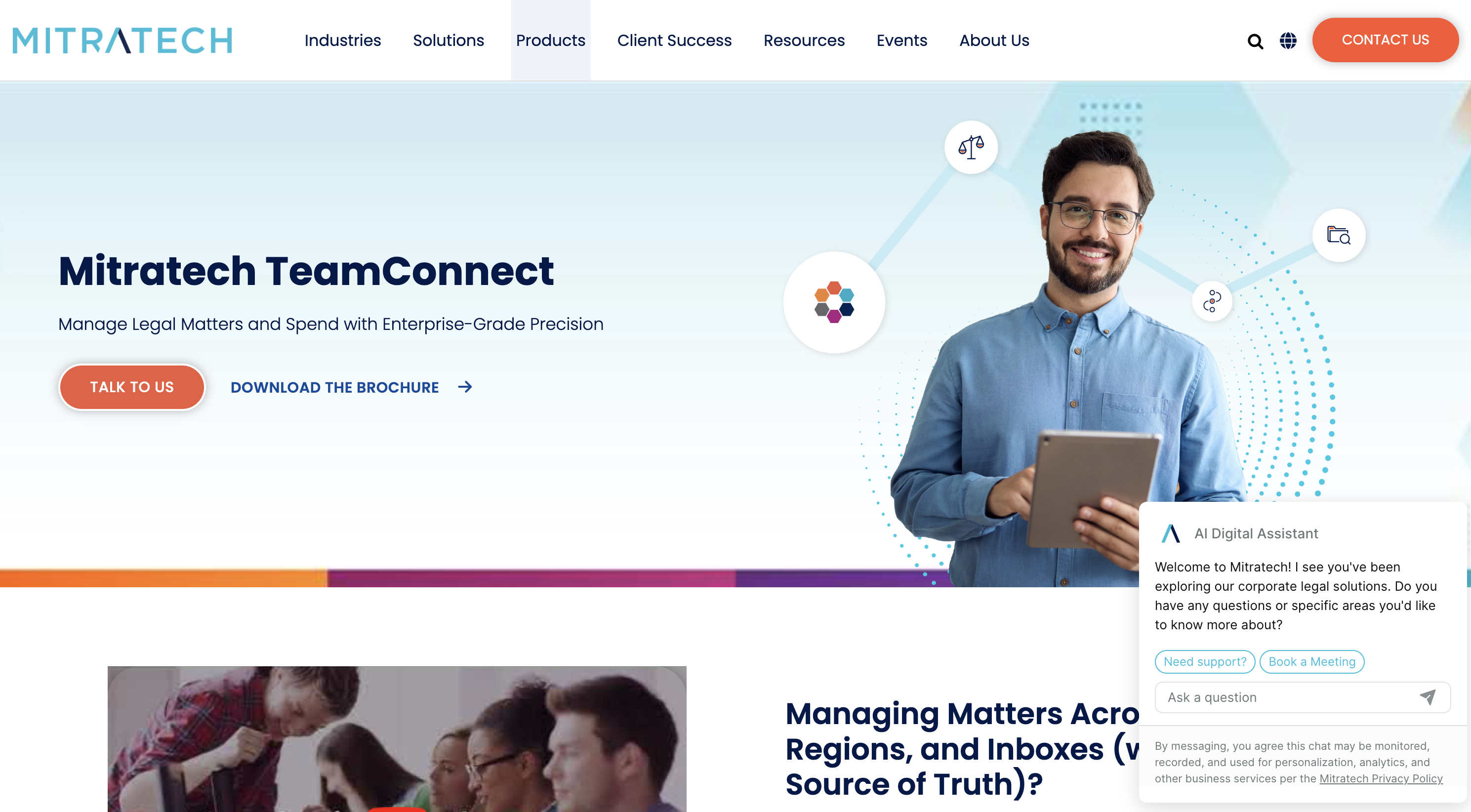 Mitratech TeamConnect enterprise legal management