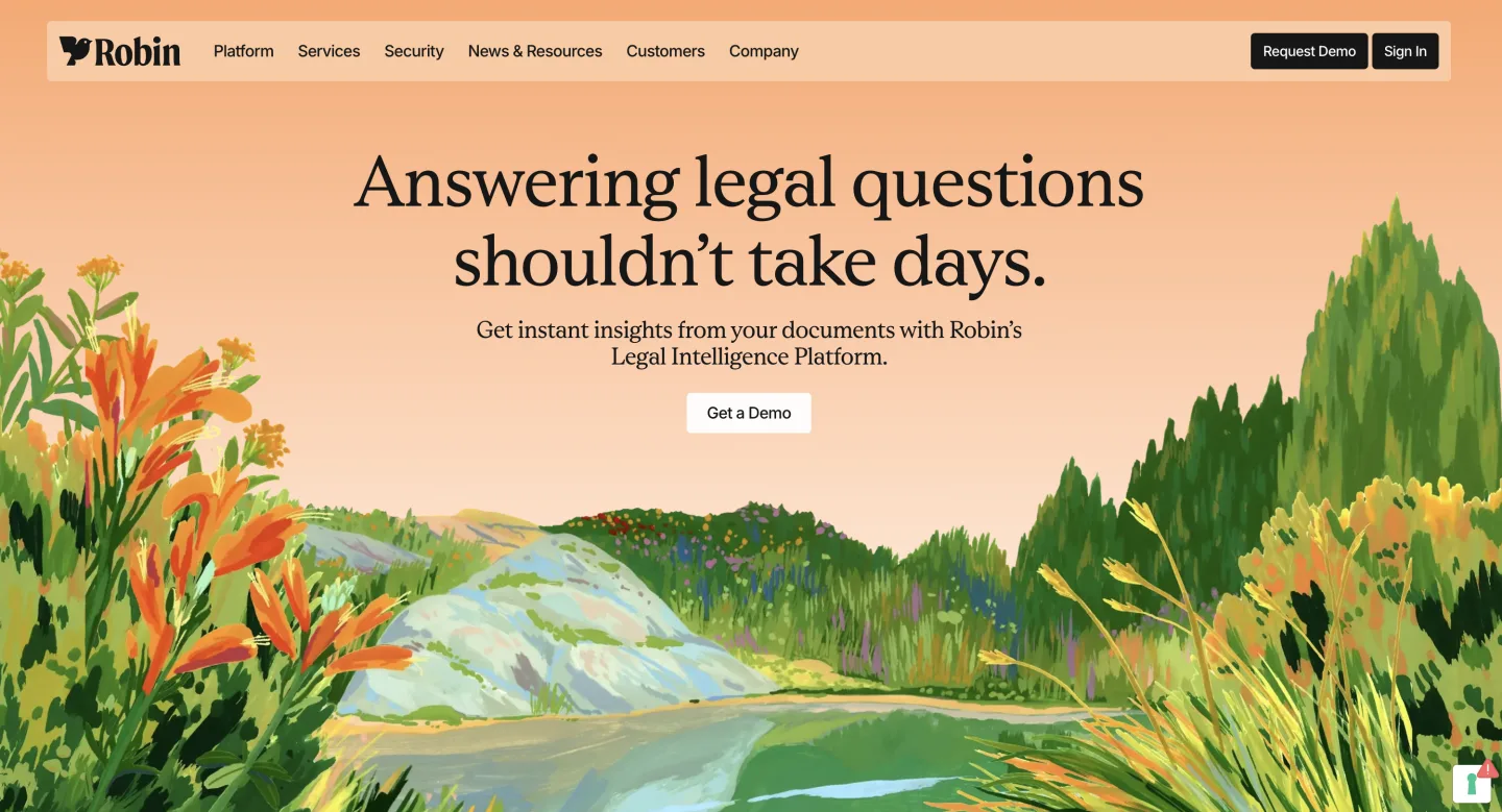 Robin AI homepage