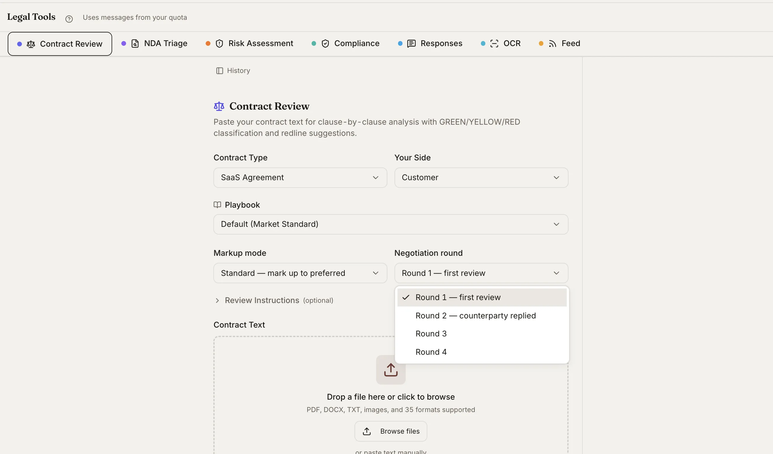 Vaquill AI legal AI workbench with research, drafting, and matter tools